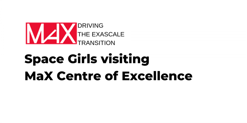 Space Girls visiting MaX Centre of Excellence