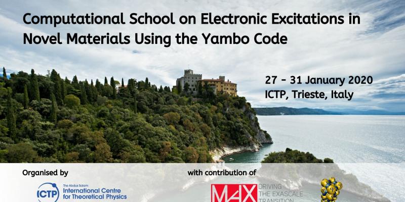 The Computational School on Electronic Excitations in Novel Materials Using the Yambo Code in Trieste