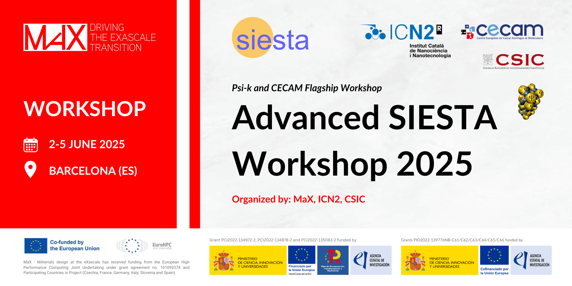 Advanced SIESTA Workshop 2025