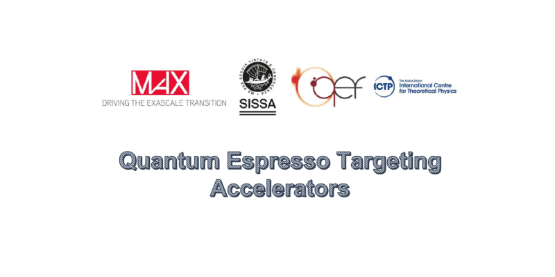 Quantum Espresso Targeting Accelerators Training