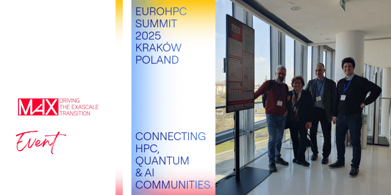 MaX at the EuroHPC Summit 2025