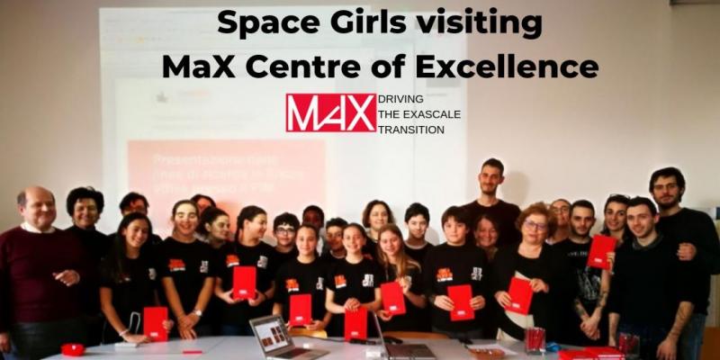 Space Girls visiting MaX Centre of Excellence