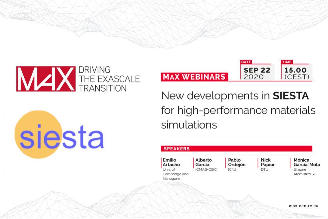 SIESTA Webinar