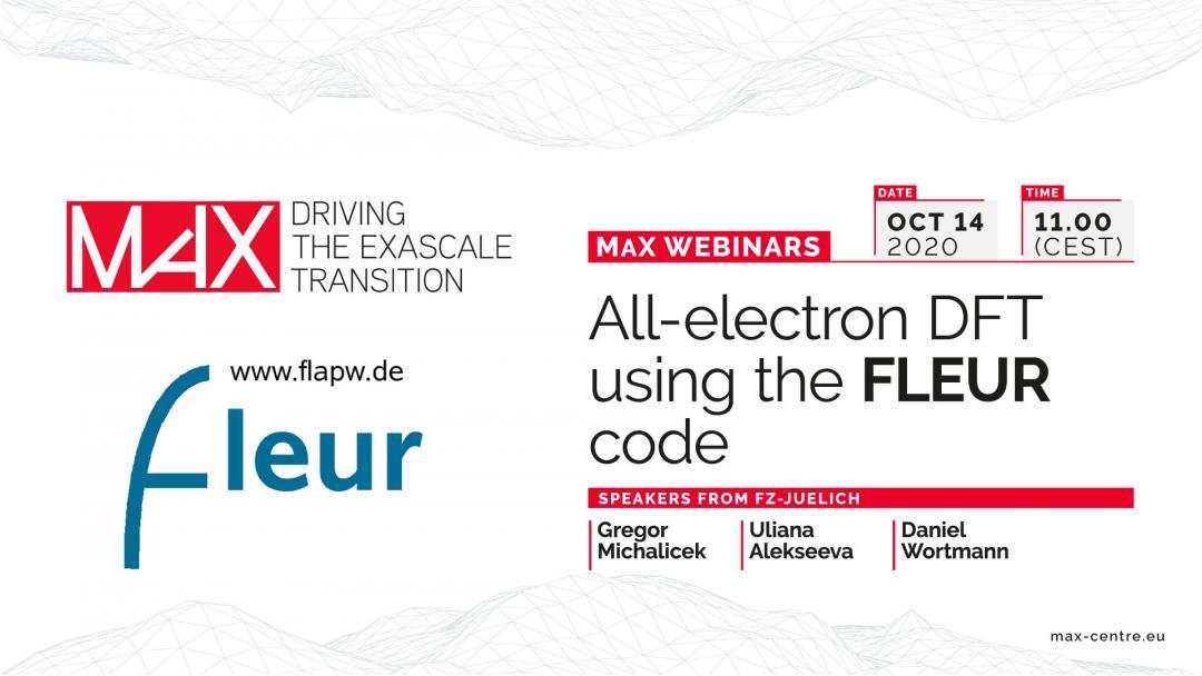 FLEUR Webinar