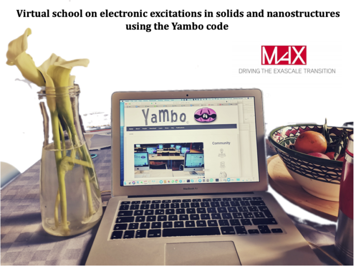 Virtual school on electronic excitations in solids and nanostructures using the Yambo code